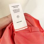 Cinq à Sept NWT Cinq a Sept Stace One-Shoulder Silk Blouse in Neon Coral Size Small Photo 8