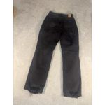 We The Free  black straight‎ leg distressed jeans size 31 curvy Photo 8