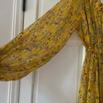 Alexis  Edyta Floral One-Shoulder Dress Yellow‎ Floral Revolve Size XS Photo 4