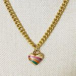 Coach  Gold Heart Charm Pendant Necklace Photo 6