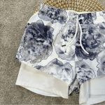 Adidas by Stella McCartney Women’s Stretchy Running Shorts Printed Navy White S Blue Photo 4