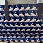 Kate Spade arch lovebird with polka dot wristlet reversible pink tote Photo 4