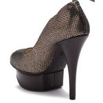 Halston Heritage HALSTON Cindy platform pump black bronze metallic size 6 Photo 2