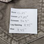 Liz Claiborne  Taupe Brown Bootlegg Corduroy Pants Size 10 Petite Brown Corduroys Photo 8