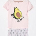 NWT Cute Unique Avocato Pajamas Pink Size L Photo 0