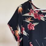 Tommy Bahama Short Sleeve Silk Maxi Dress Tropical Birds of Paradise Sz Small Photo 4