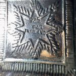 925 Sterling Silver Vintage Tribal Cross Engraved Earrings Navajo Western Concho Photo 2