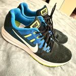 Nike  Zoom Structure 20 Running Shoes Blue Green Neon Mens Size 9.5 Photo 0