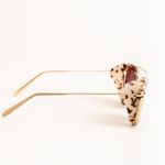 Krewe Sunglasses with Gold Frame and Pink Lenses Photo 3