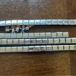 Assorted Italian Charm Bracelet Lot Silver Photo 5