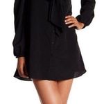 Haute Hippie  tie neck cold shoulder flowy mini dress Photo 1