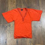 Anthropologie  Deletta rust orange top Photo 1