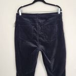  Black Velvet Skinny Pants NWT Size 33 Gap Velvet Pants Photo 4