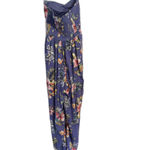 Band of Gypsies Strapless Floral Jumpsuit Pantsuit Small S Romper Photo 2