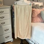 Vanity Fair Vintage  Beige Slip Nylon Long 30 inches Fits S/M Womens Photo 1