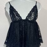 Victoria's Secret  Coral Pink Babydoll Lace Sheer Cami Top Lingerie Size Large Photo 0