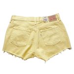 Levi's  501 Button Fly Jean Shorts Yellow Cut Off Hem Size 32 NWT Photo 3