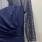 Alex Evenings FLAWED Embellished Wedgewood Long A-Line Sweetheart Neck Dress Photo 3