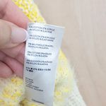 Free People Womens Sunbrite Sweater Size M Yellow Striped Cropped Oversized Cozy Photo 5