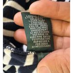 Ralph Lauren EUC  Navy Blue White Striped Long‎ Sleeve Knit Top Shirt V-Neck -L Photo 2