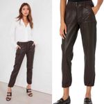 Paige  Mayslie Transcend Denim Weekender‎ Jogger 27" Chicory Coffee Luxe Coating Photo 1