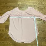 Be cool . Sheer blush pink blouse. Size Large Photo 9