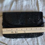 La Regale Bag   Ltd Black beaded Sequin Clutch with Gold Chain shoulder bag Photo 3