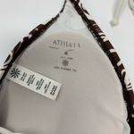 Athleta  brown‎ w metallic accents triangle bikini Photo 2