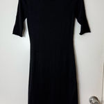 Ralph Lauren black label, black cashmere silk blend half sleeve mini dress XS Photo 0