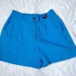 One 5 One  Size Medium Blue Pleated High Rise Shorts NWT Y2K Business Casual Chic Photo 1