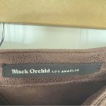 Black Orchid  Brown Ankle Zip Faux Leather Snake Skin Pants Size 29 NWT Photo 5