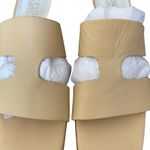 Franco Sarto Kirsi Beige Tan Leather Slide Heel Sandal size 9 Photo 6
