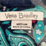 Vera Bradley  Blue Daisy Paisley Kelsey Flutter Top, M Photo 6