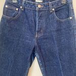 Halogen Women's Size: 8 Regular Dark Wash Mid-Rise Button Fly Straight Leg Jeans Photo 6