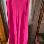 Pink Strapless 2piece Pantsuit with Bow Detail Photo 2