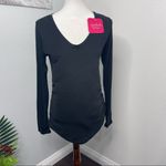 Isabel Maternity Long Sleeve T Shirt Scoop Neck Black Size undefined Photo 6