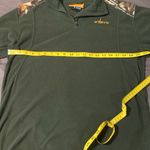Habit  green/camo 1/4 zip pull over fleece long sleeve size Medium Photo 4
