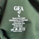 GEA Green Leggings Butt Lift Large EUC #1974 Photo 5