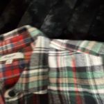 Madewell  Ex-Boyfriend tartan plaid flannel shirt size small.  Photo 4