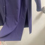 Grace Elements  navy blue long button down, size large Photo 3
