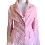 Dollhouse  women's medium 100% cotton pink blazer Photo 0
