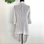 SO  Heather Grey Open Front Asymmetrical Cardigan S Photo 1