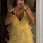 Lulus Yellow  Dress Mini Photo 1
