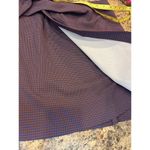 Babaton Aritizia Jethro Skirt in Blue Mini Grid Wrap Style Front Size 2 XS Photo 10