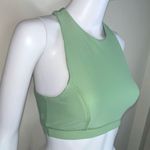 We Wore What  Solid Racerback Bra in Fair Green Photo 2