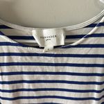 Tuckernuck Pomander place Striped Blue and White Women's Top S Photo 3