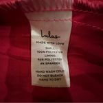 Lulus  Beloved Muse Hot Pink Floral Jacquard One Shoulder Midi Dress Small New Photo 12