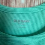 Old Navy  Mint Green First-Layer Ribbed Scoop-Neck Tank Top Photo 6