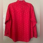 Barn Fly Authentic Design Western Shirt M Red Horses All Over Print Long Sleeve Size M Photo 11