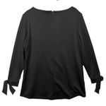 Hutch Anthropologie BlackTextured Long Sleeve Bow Cuff Dress Women sz XL Shift Photo 5